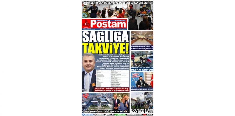SAĞLIĞA TAKVİYE!