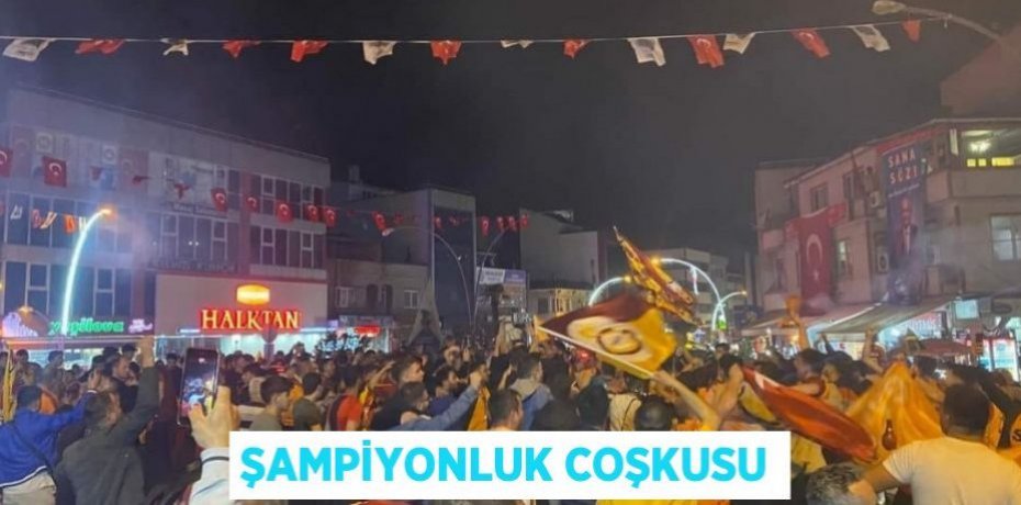 Şampiyonluk coşkusu
