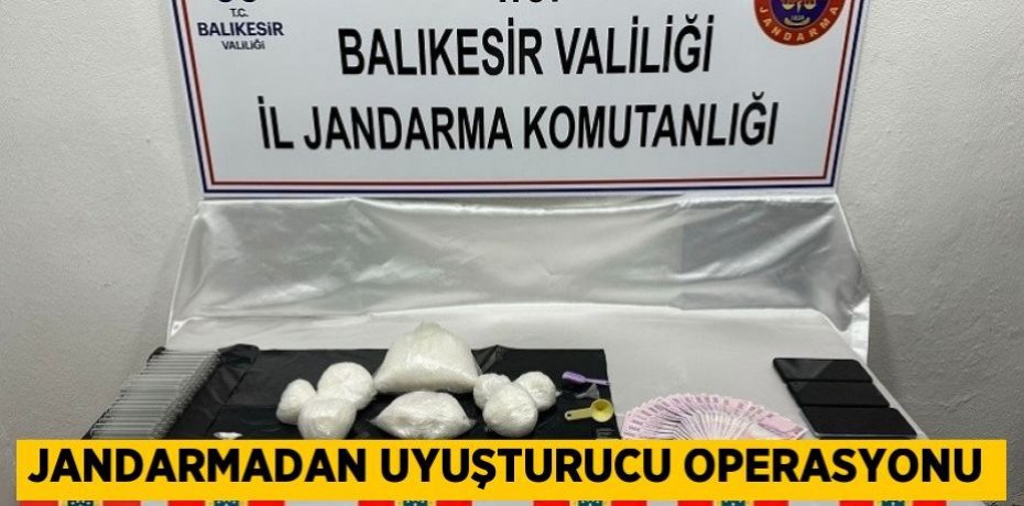 Jandarmadan uyuşturucu operasyonu